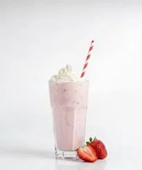 Çilekli milkshake